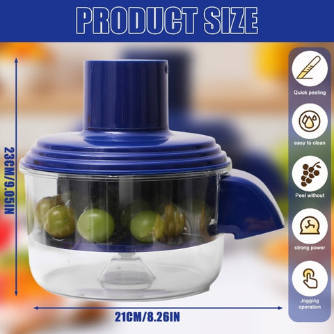 Electric Grape Peeler Machine (Rechargeable Garlic Peeler Skin Remover) Effortless Peeling for Garlic, Grapes ,vegetables