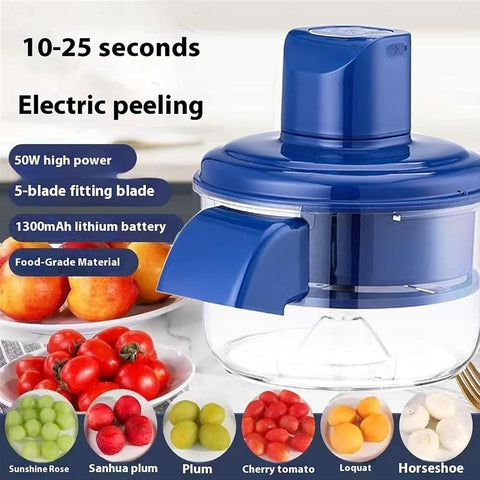 Electric Grape Peeler Machine (Rechargeable Garlic Peeler Skin Remover) Effortless Peeling for Garlic, Grapes ,vegetables