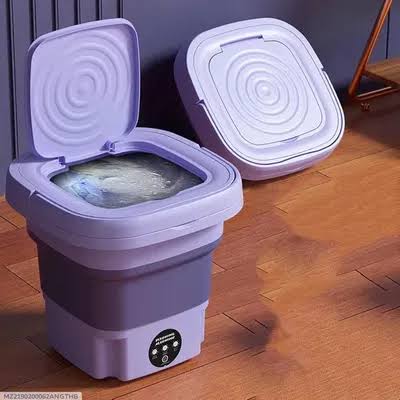 Mini Folding Washing Machine – Portable Clothes Washer for Travel, Hostel & Home Use