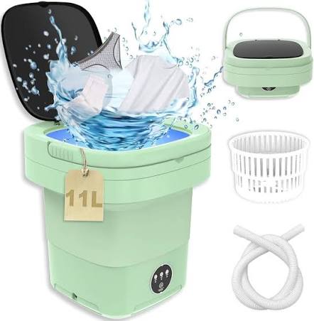 Mini Folding Washing Machine – Portable Clothes Washer for Travel, Hostel & Home Use